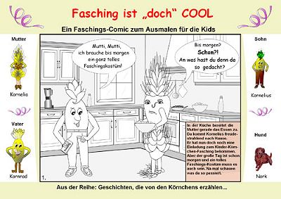 Flyer-Cover des Fasching-Comic