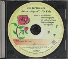 Persönliche Geburtstags CD-ROM für Kinder